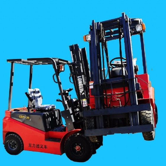 龍力德電動(dòng)叉車 2噸電瓶叉車 升高3米