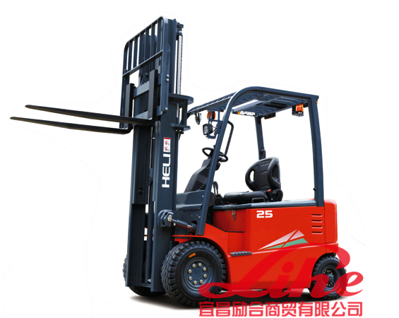 勵(lì)合：合力四支點(diǎn)2-2.5噸蓄電池平衡重式叉車