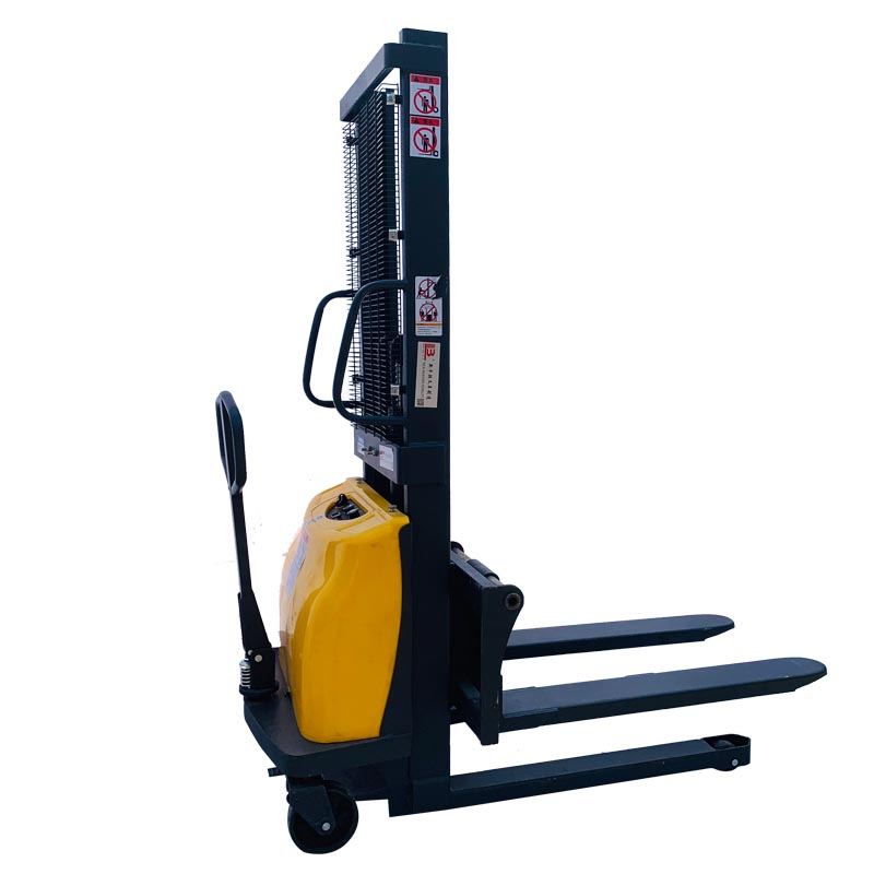 電動(dòng)叉車充電式全自動(dòng)鏟車全電動(dòng)堆高車1噸站架式托盤堆垛車