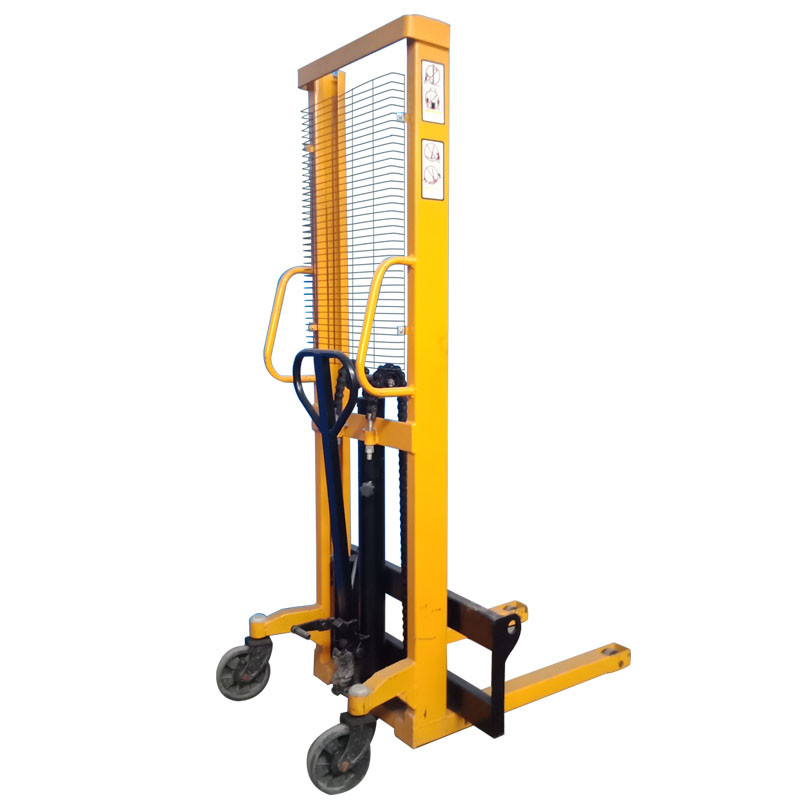 現(xiàn)貨供應(yīng)手動堆高車 手動托盤裝卸升降叉車 2噸手動液壓升高車