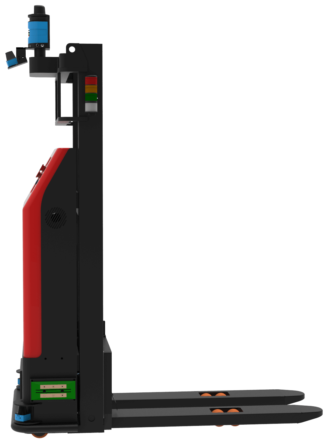 聯(lián)核：CDD10-SA堆垛型激光導(dǎo)引無人叉車