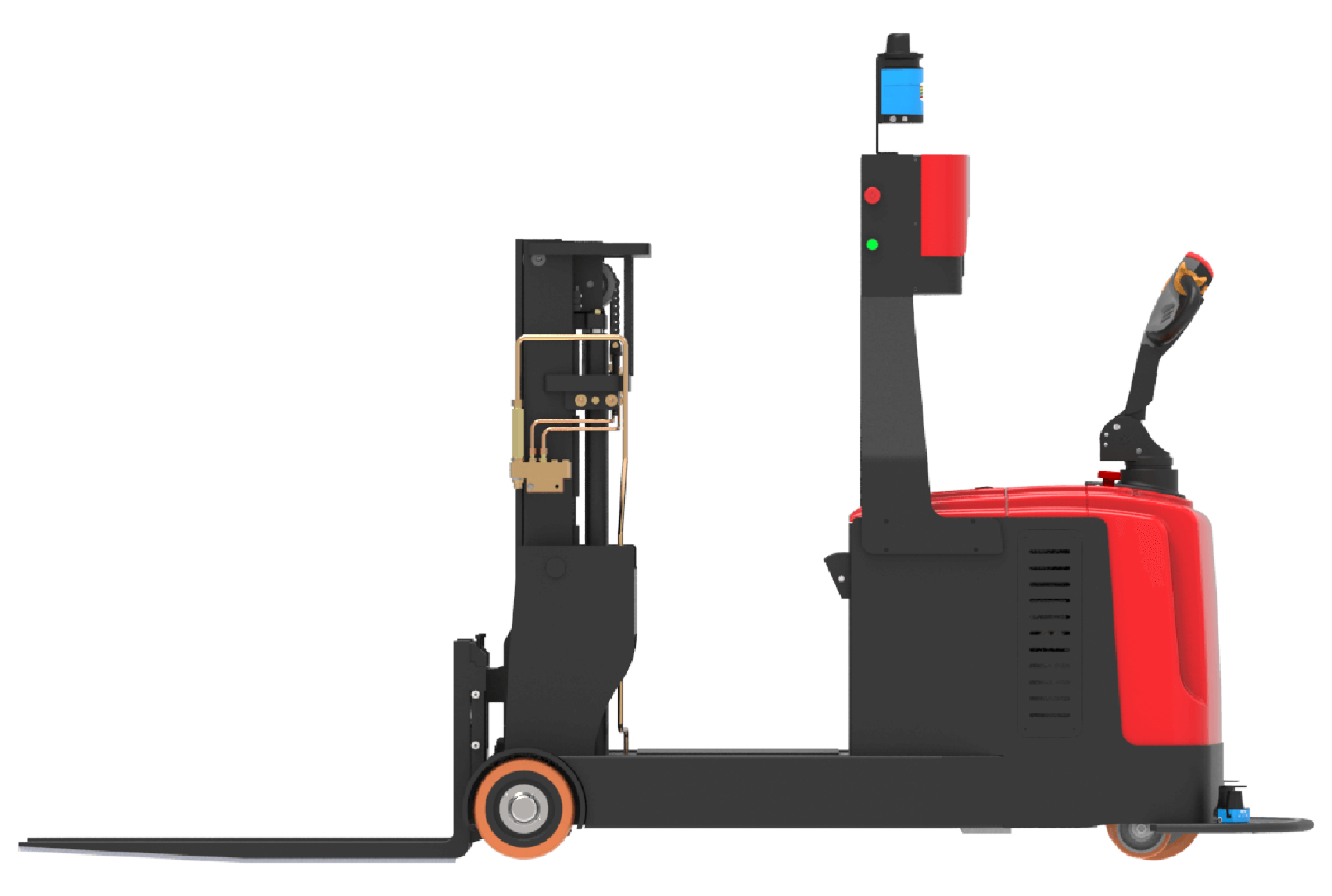 聯(lián)核：CPD20-MM平衡重型激光導引無人叉車