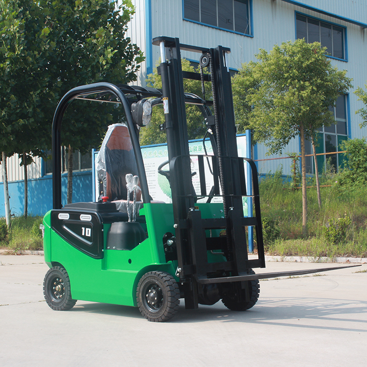 小巧靈活 全新四輪電動(dòng)叉車 電動(dòng)托盤堆高車