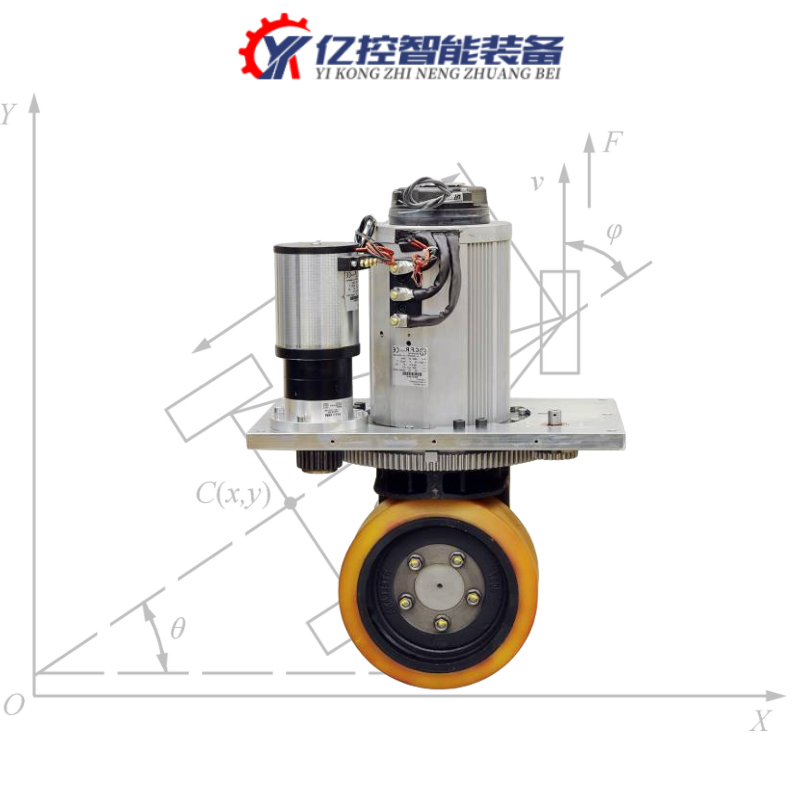 立式MRT97承載至1500Kg重載低壓伺服驅動電動平車動力輪CFR舵輪總成
