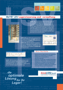 MoTIS? LSV 倉庫控制和管理