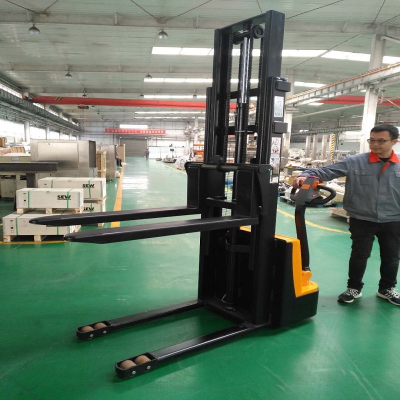 1.5噸全電動堆高車步行式電動堆垛車搬運車經(jīng)濟型充電堆高車