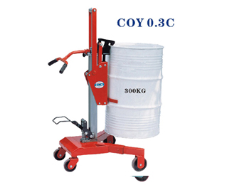 湖北金茂COY0.3C手動液壓油桶搬運車 COY0.3C