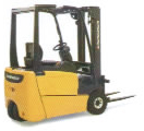 上海永恒力1.3-2噸前輪驅(qū)動三輪電動平衡重叉車 EFG