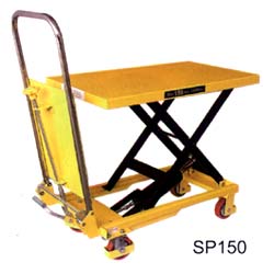 寧波如意SP系列0.15噸手動(dòng)剪叉式液壓升降平臺(tái)車 SP150