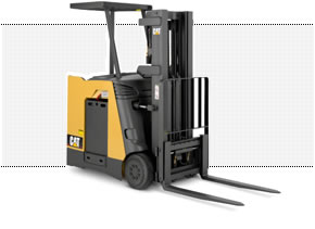 美國三菱卡特彼勒叉車(CAT)4000磅站駕式三輪電動(dòng)平衡重叉車 EC20KS