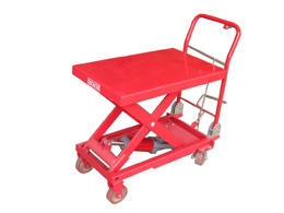 上海奧坤叉車(OKUKUN)ST系列0.15噸手動(dòng)剪叉式液壓升降平臺車 ST0.15