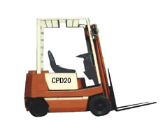 江西叉車廠新力牌2噸電動(dòng)叉車 CPD20