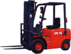 山西機(jī)器1.5噸內(nèi)燃柴油平衡重叉車 CPC1.5