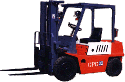 山西機(jī)器3噸內(nèi)燃柴油平衡重叉車 CPC30