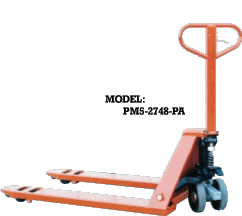美國威斯迪爾叉車(VESTIL)5500磅手動(dòng)托盤搬運(yùn)車 PM5-2748-PA