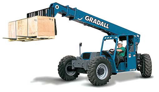 美國格瑞道(GRADALL)6,600 磅伸縮臂叉車 G6-42P