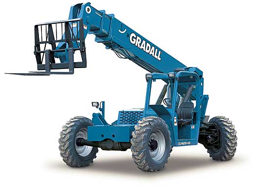 美國格瑞道(GRADALL)9,000磅伸縮臂叉車 534D9-45