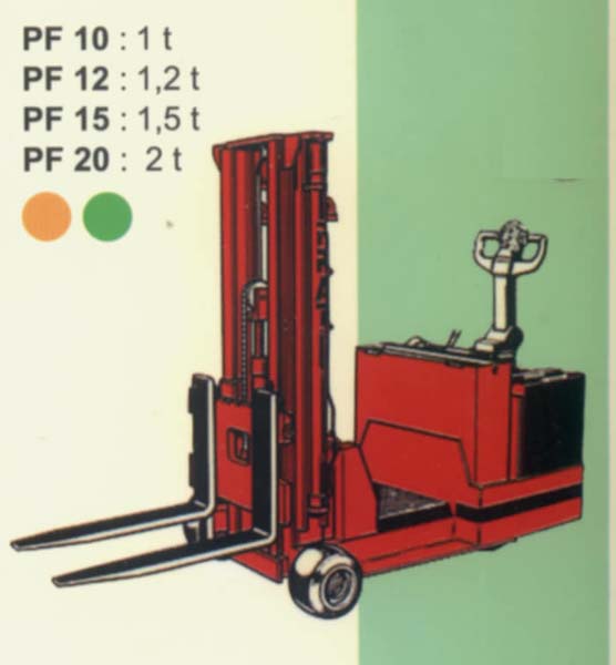 法國派特叉車(PRAT)1/1.2/1.5/2噸全自動(dòng)電動(dòng)堆高機(jī) PF10/12/15/20