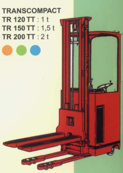 法國(guó)派特叉車(PRAT)1/1.5/2噸側(cè)駕前移式叉車 TR120TT/150TT/200TT