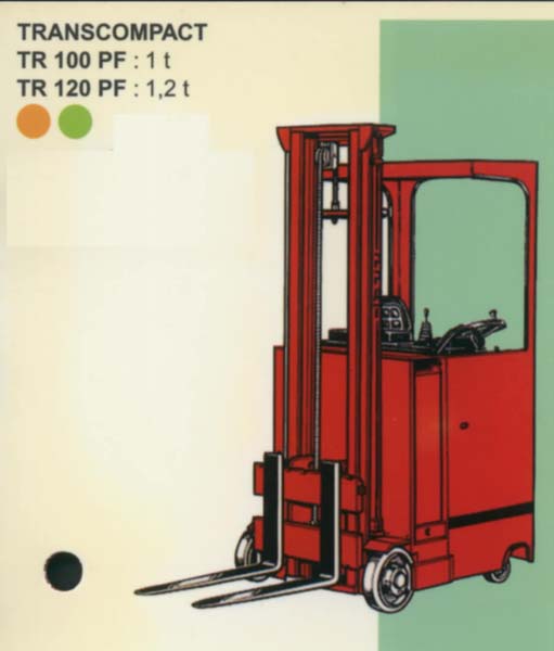 法國派特叉車(PRAT)1/1.2噸側(cè)駕前移式叉車 TR100PF/TR120PF