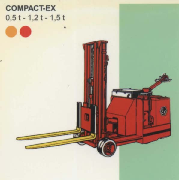 法國(guó)派特叉車(chē)(PRAT)0.5/1.2/1.5噸防爆叉車(chē) COMPACT-EX
