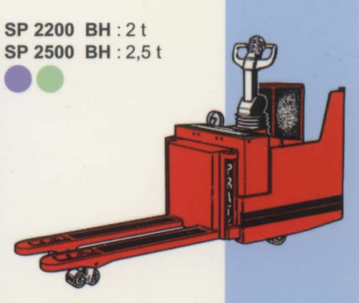 法國派特叉車(PRAT)2/2.5噸站駕式電動托盤搬運車 SP2200BH/SP2500BH