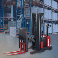 美國雷蒙叉車(RAYMOND)3000磅步行前移式全自動電動堆高機 Model RRS 30