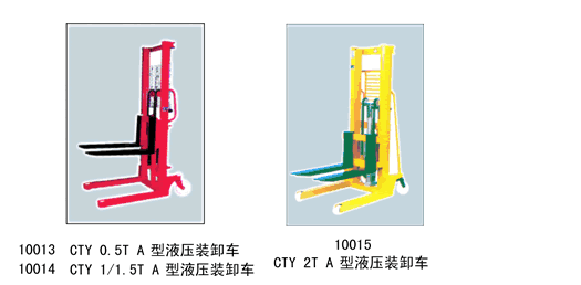 杰力裝卸車 CTY-0.5T、1T、1.5T、2T A