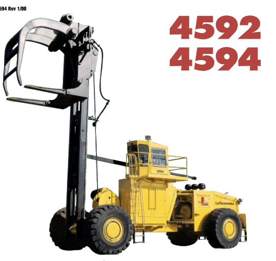 澳大利亞LeTourneau90,000 lbs木材專用抓舉機 4592/94