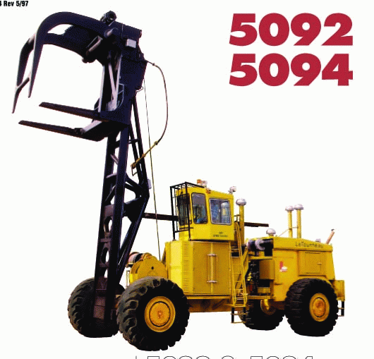 澳大利亞LeTourneau100,000 lbs木材專用抓舉機(jī) 5092/94