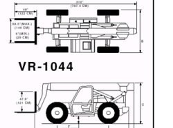 美國英格索蘭(Ingersoll-Rand)VR1044伸縮臂叉車 VR1044