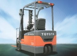 美國豐田叉車(TOYOTA)7FBE series三輪電動平衡重叉車 7FBE series