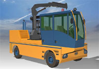 Sideloading forklift track - Machine for transporting cars Specification ABF-30/18/18