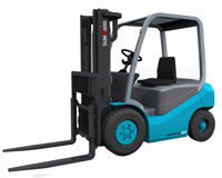 山河智能2噸電動叉車 SWFE20AC-4F1