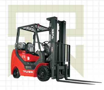 美國Tusk 4,000 LBS. - 6,500 LBS.內(nèi)燃液化氣平衡重叉車