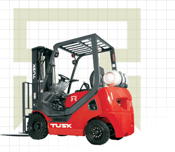 美國(guó)Tusk 3,000 LBS內(nèi)燃液化氣平衡重叉車 3,000 LBS