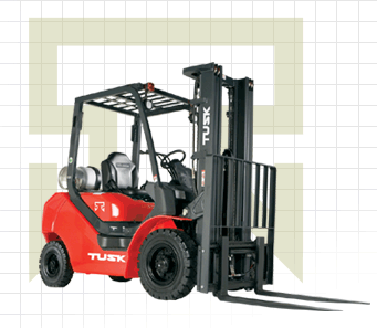美國(guó)Tusk 7,000 lbs內(nèi)燃液化氣平衡重叉車 7,000 lbs