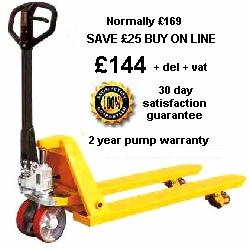 英國pallet ECO "ONLINE" £144 手動托盤叉車 ECO "ONLINE" £144