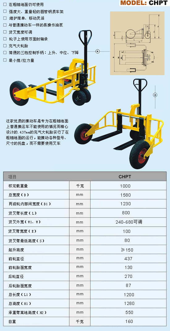CHPT 建筑用搬運(yùn)車(chē)
