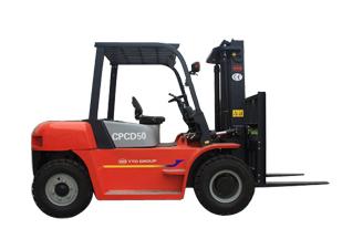 洛陽(yáng)一拖4-5T內(nèi)燃平衡重叉車系列 4-5T