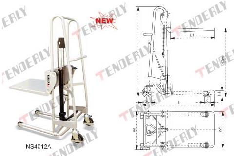 無(wú)錫泰得力:MS型輕型堆高車(固定平臺(tái)) NS2094