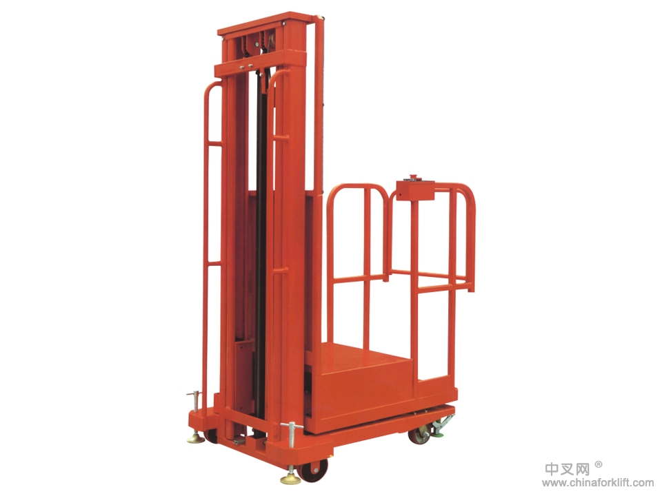 天津升降車，半電動高空取料機(jī)，天津高空取料機(jī)報(bào)價(jià)，規(guī)格參數(shù)，廠家直銷
