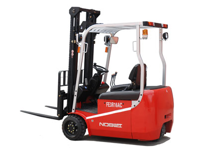 諾力FE3R16AC三輪電動叉車，上海三支點電瓶叉車，松江三輪蓄電池叉車，浙江諾力電動叉車 FE3R16AC