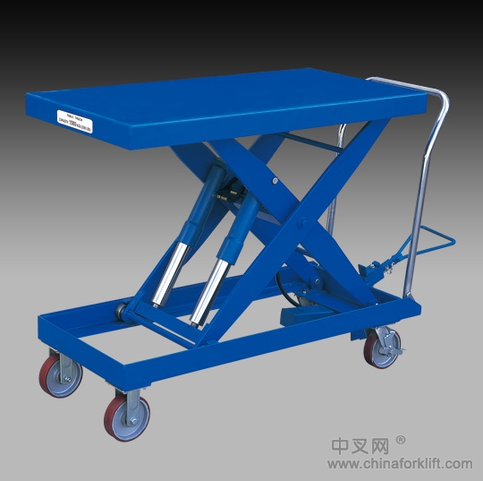 手動(dòng)液壓升降平臺(tái)車種類區(qū)分匯總{標(biāo)準(zhǔn)型、雙缸型、不銹鋼面板型} ZDPT-1000