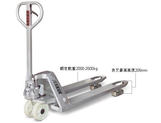 鍍鋅型手動(dòng)液壓搬運(yùn)車 JK8101