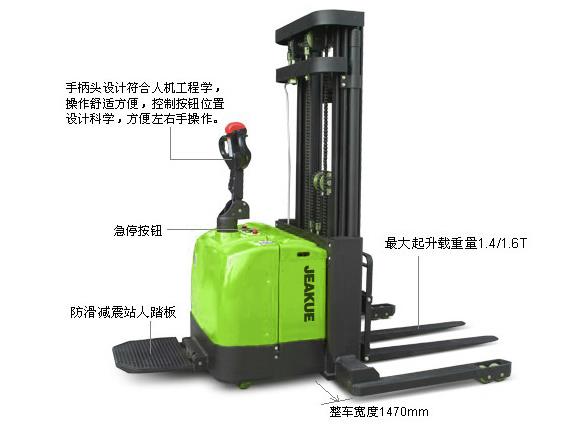 寬支腿全電動(dòng)堆高車 JK8331