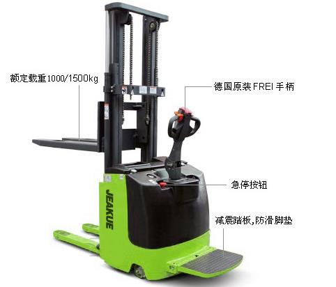 兩級(jí)門架全電動(dòng)堆高車 JK8386
