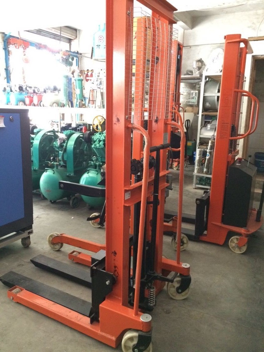 直銷批發(fā)牛力2T1.6米手動(dòng)液壓升高車/堆高車/液壓裝卸搬運(yùn)叉車 CTY-A2.0