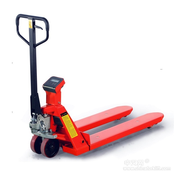 青島手動叉車，叉車規(guī)格 電子秤 帶秤叉車