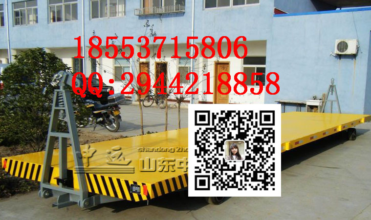 雙轉(zhuǎn)盤牽引平板拖車